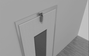 Türdämpfer V 1600 3D Aufliegende Tür